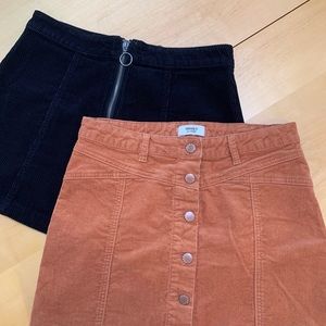 TWO Forever 21 Skirts Size 28